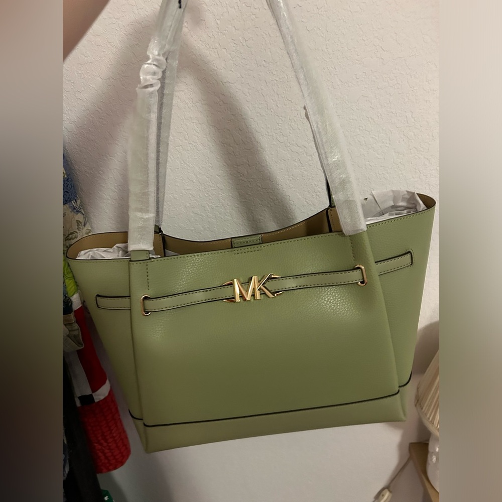 Brand New Michael Kors Sage Green Tote